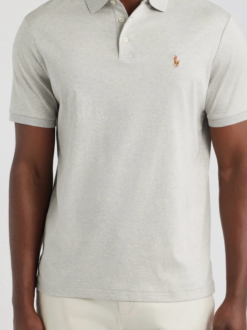Men's Light beige  Polo Shirt